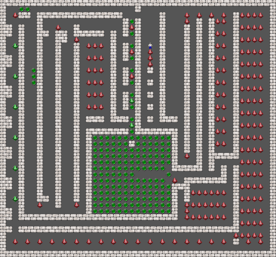 Sokoban Maximum 100,000 moves level 5